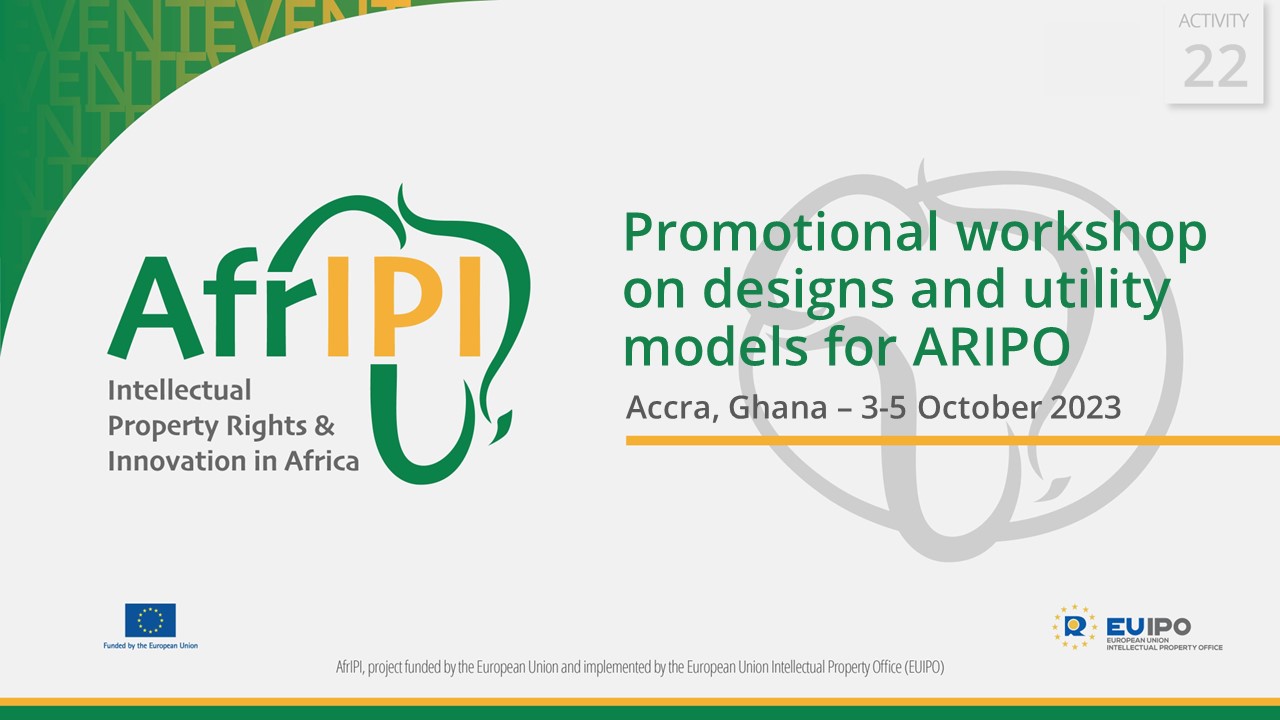 Promotional workshop on designs and utility models for ARIPO