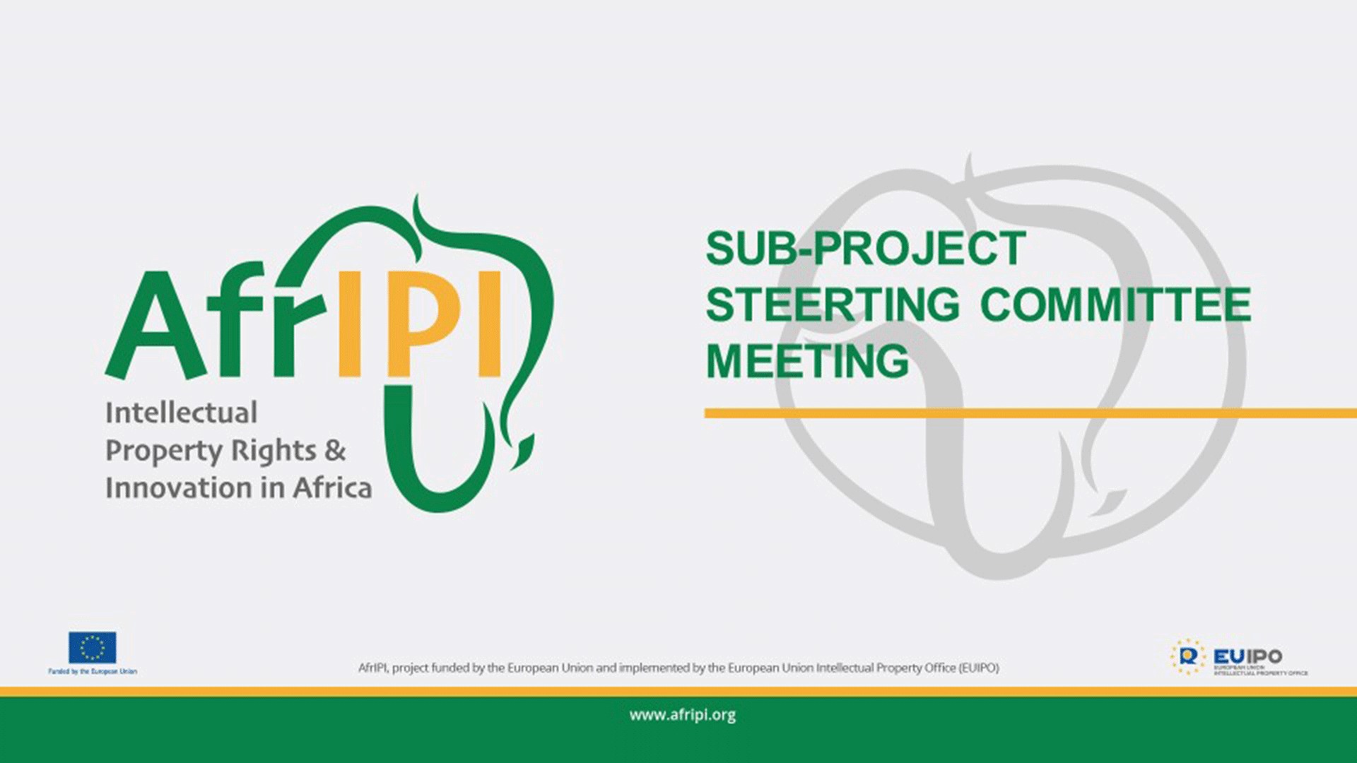 Title and logo for the event